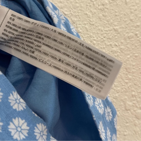 Abercrombie & Fitch Floral Linen Cotton Blend Shorts - Picture 6 of 8